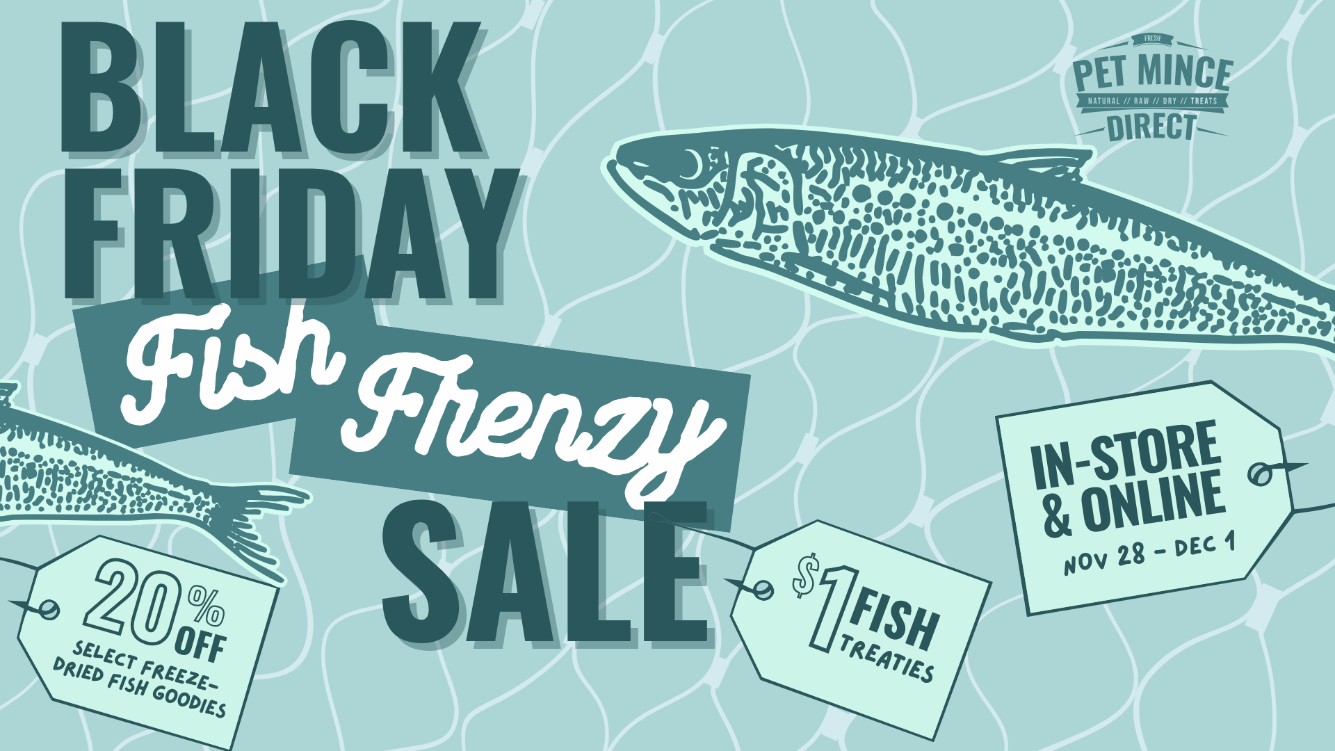 Black Friday Fish Frenzy at Pet Mince Direct