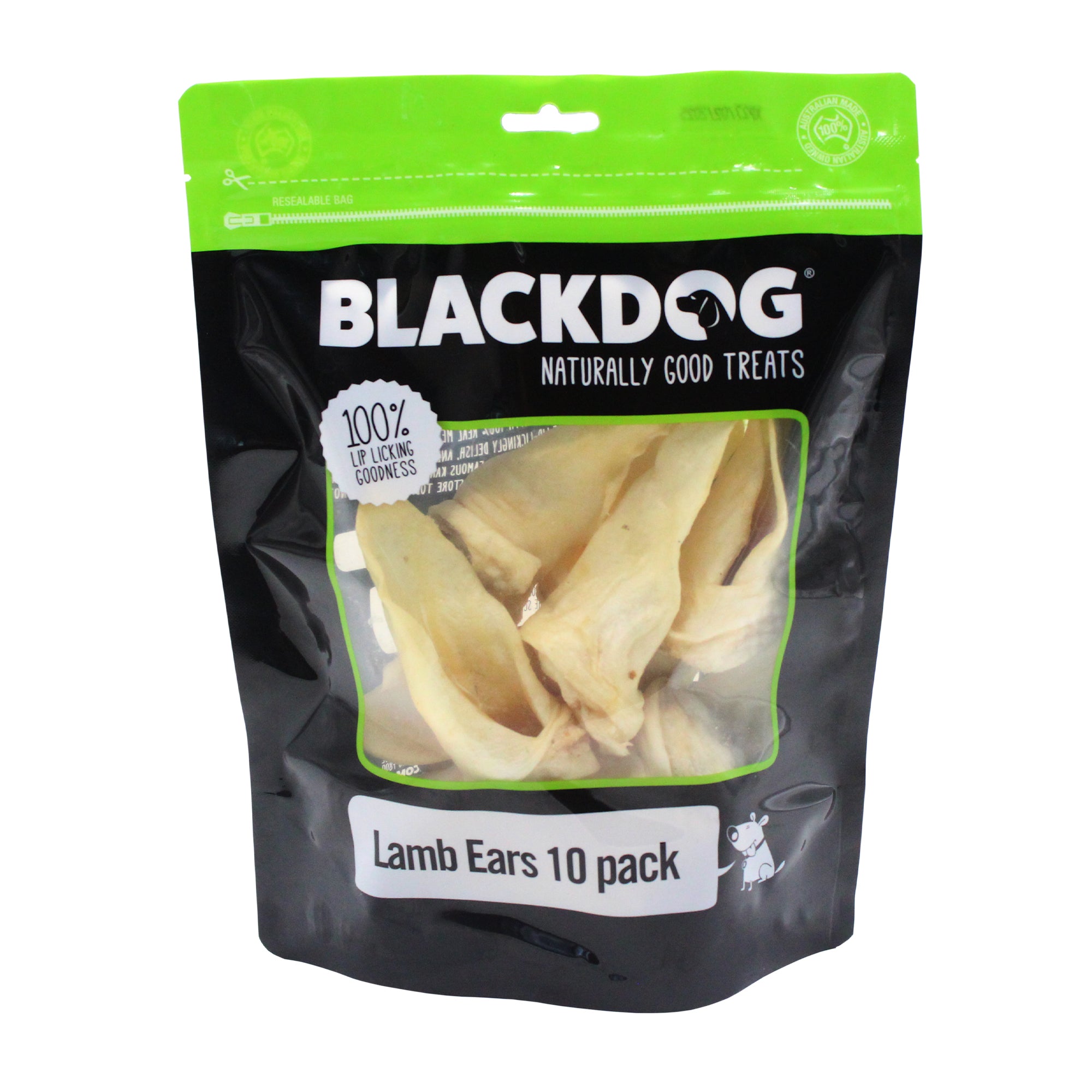 BLACKDOG LAMB EARS (10 Pack)