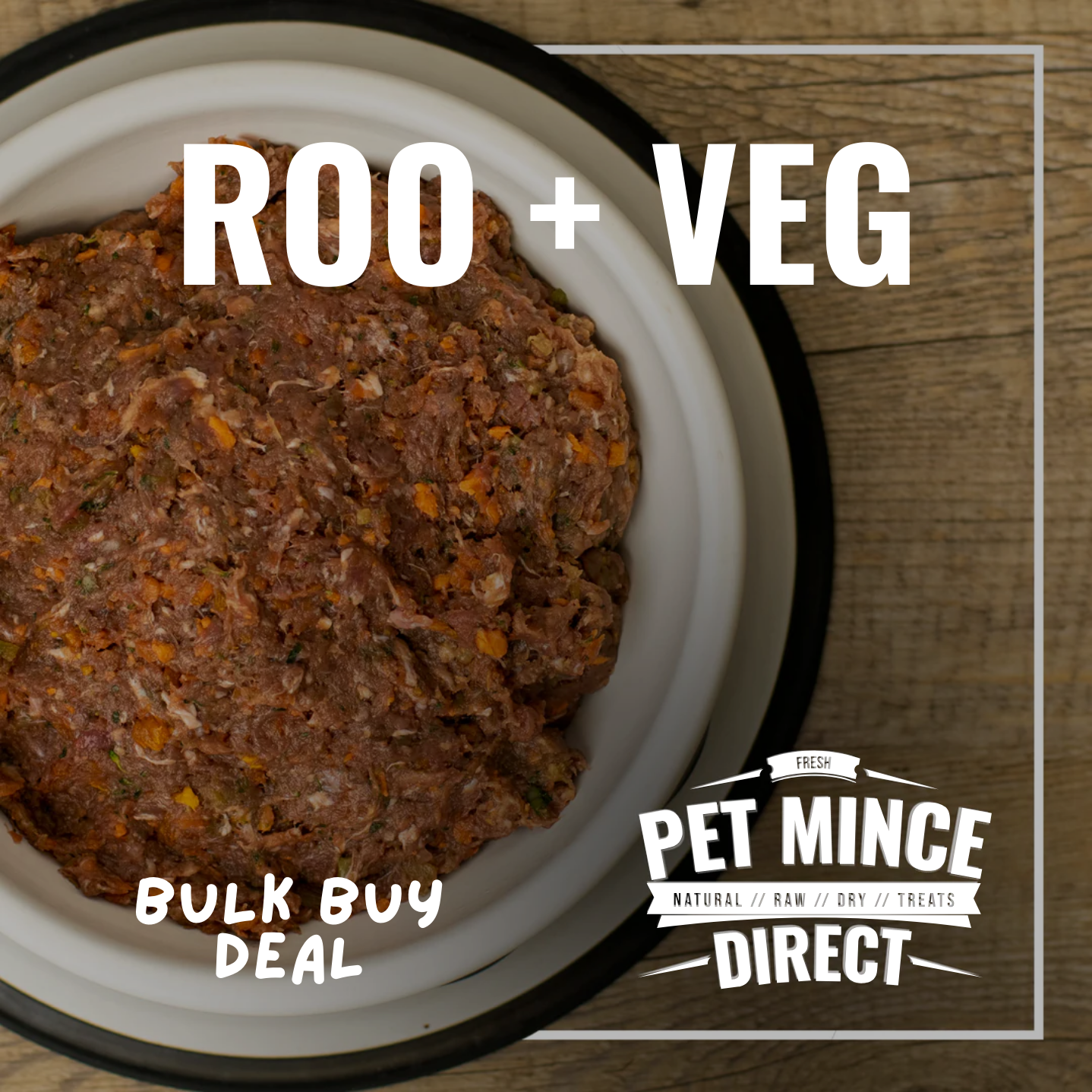 ROO + VEG MINCE | BULK BUY – Pet Mince Direct