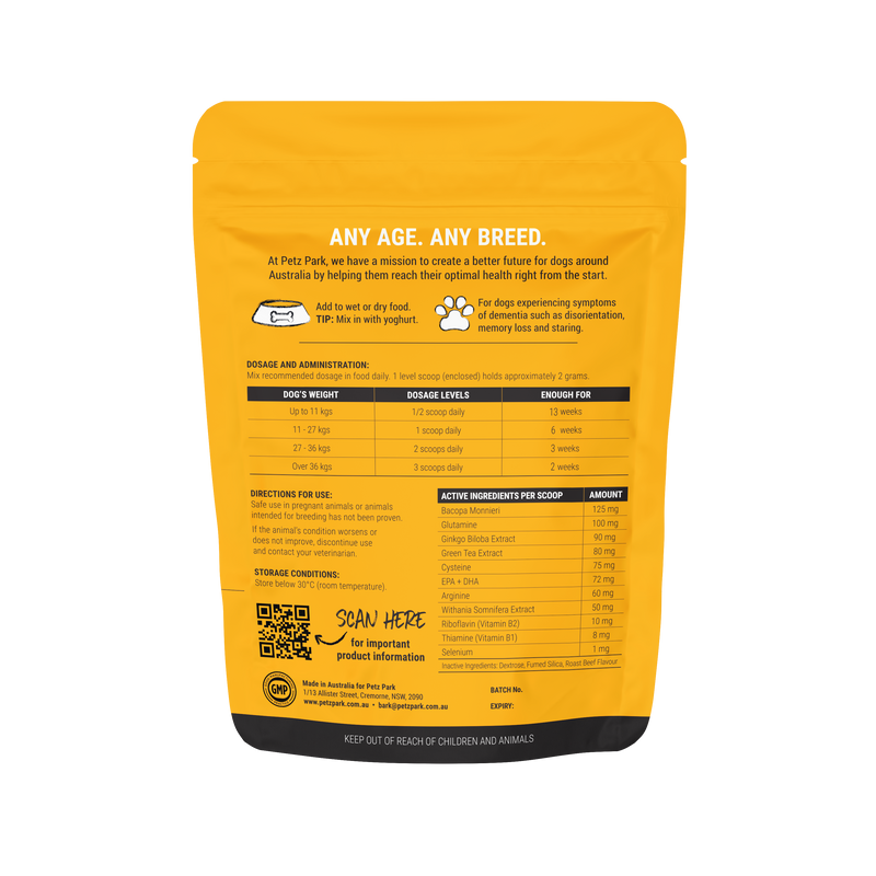 BRAIN SUPPLEMENT Pet Mince Direct