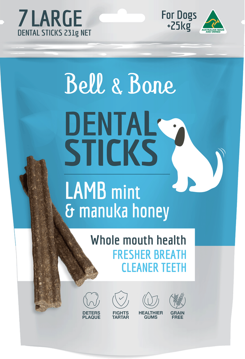 Lamb, Mint and Manuka Honey Dental Sticks