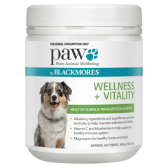 PAW Blackmores Wellness + Vitality Multi-vitamin Chews
