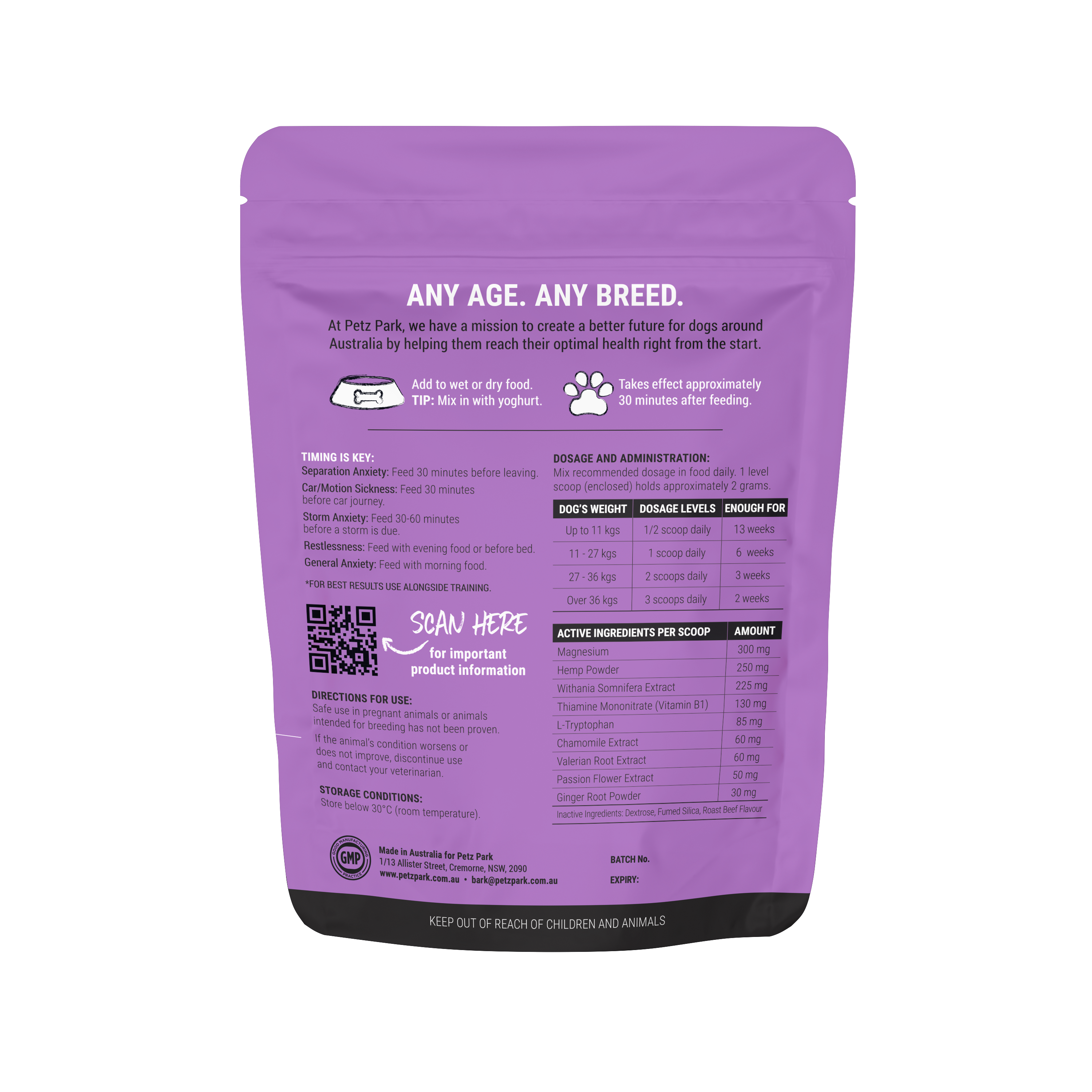 STRESS + ANXIETY - SUPPLEMENT