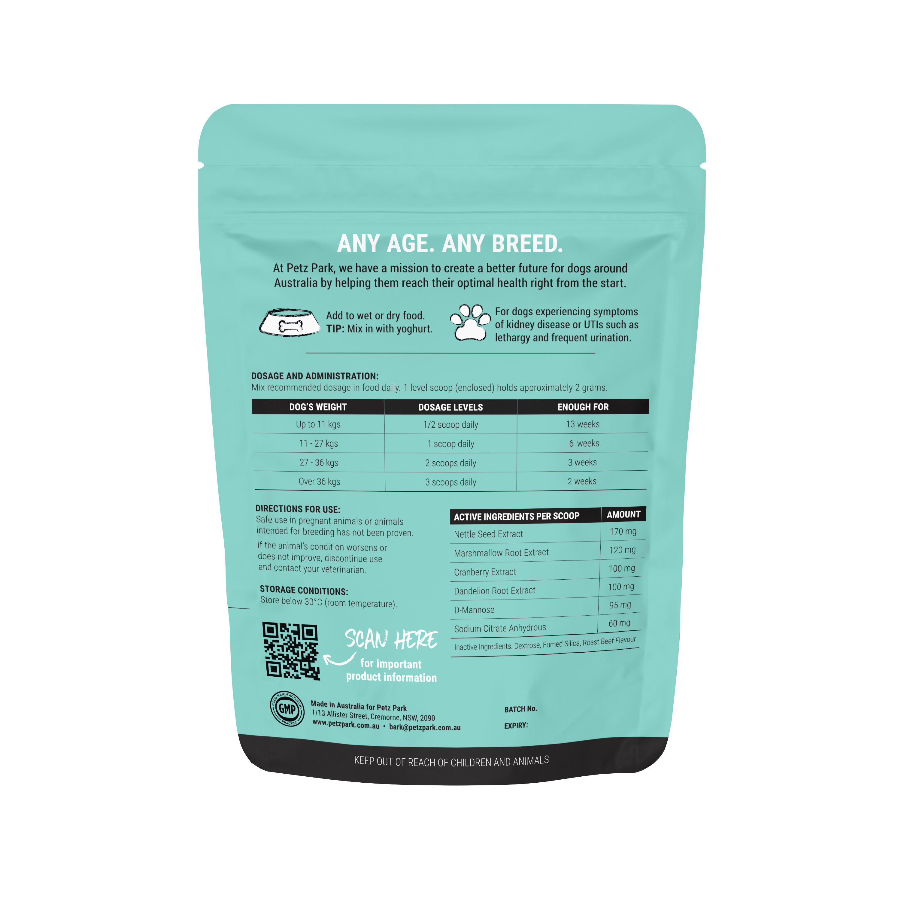 URINARY + KIDNEY SUPPLEMENT