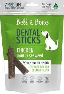 Chicken, Mint and Seaweed Dental Sticks